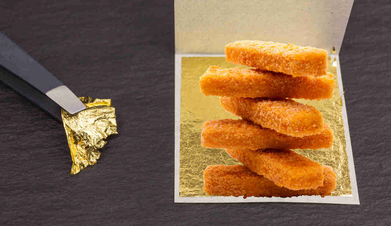 On Findus they put gold leaf on sticks: what is needed?