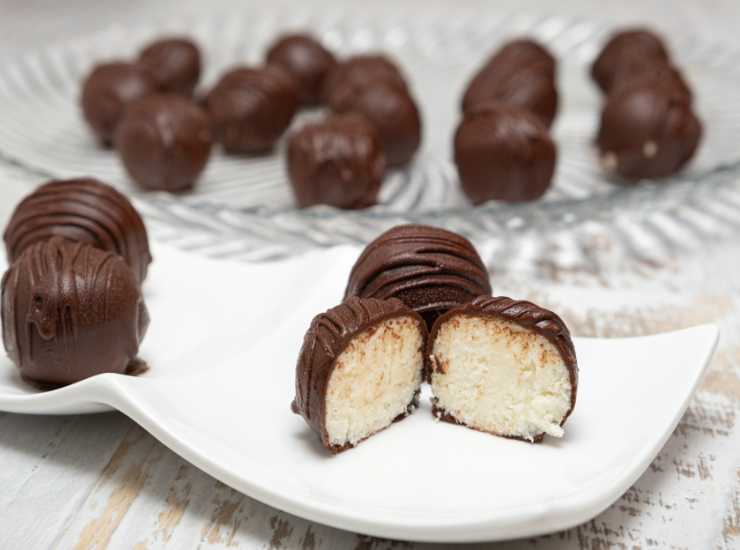 tartufo al cioccolato con formaggio