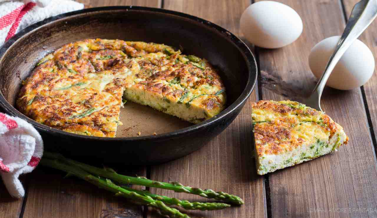 frittata asparagi e ricotta