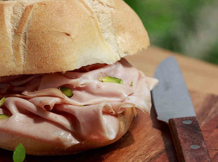 panino mortadella pistacchi salumi insaccati