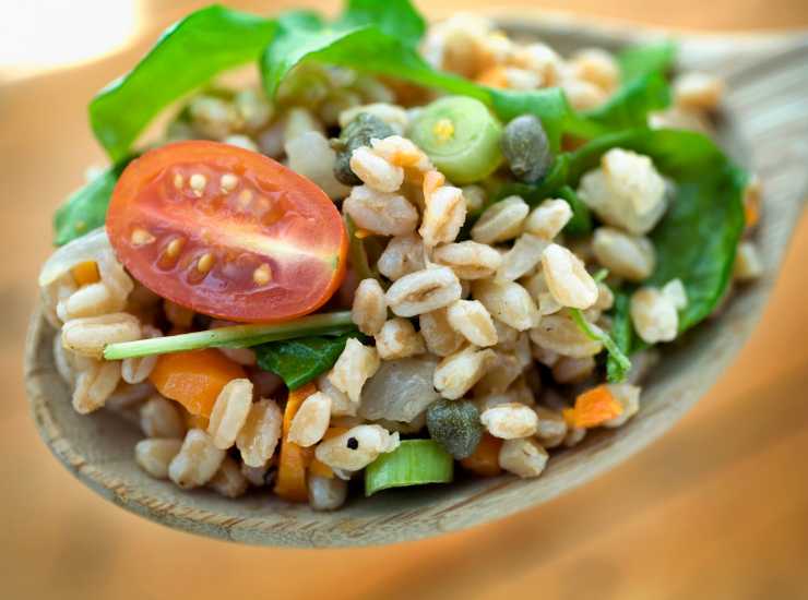 farro perlato con verdure