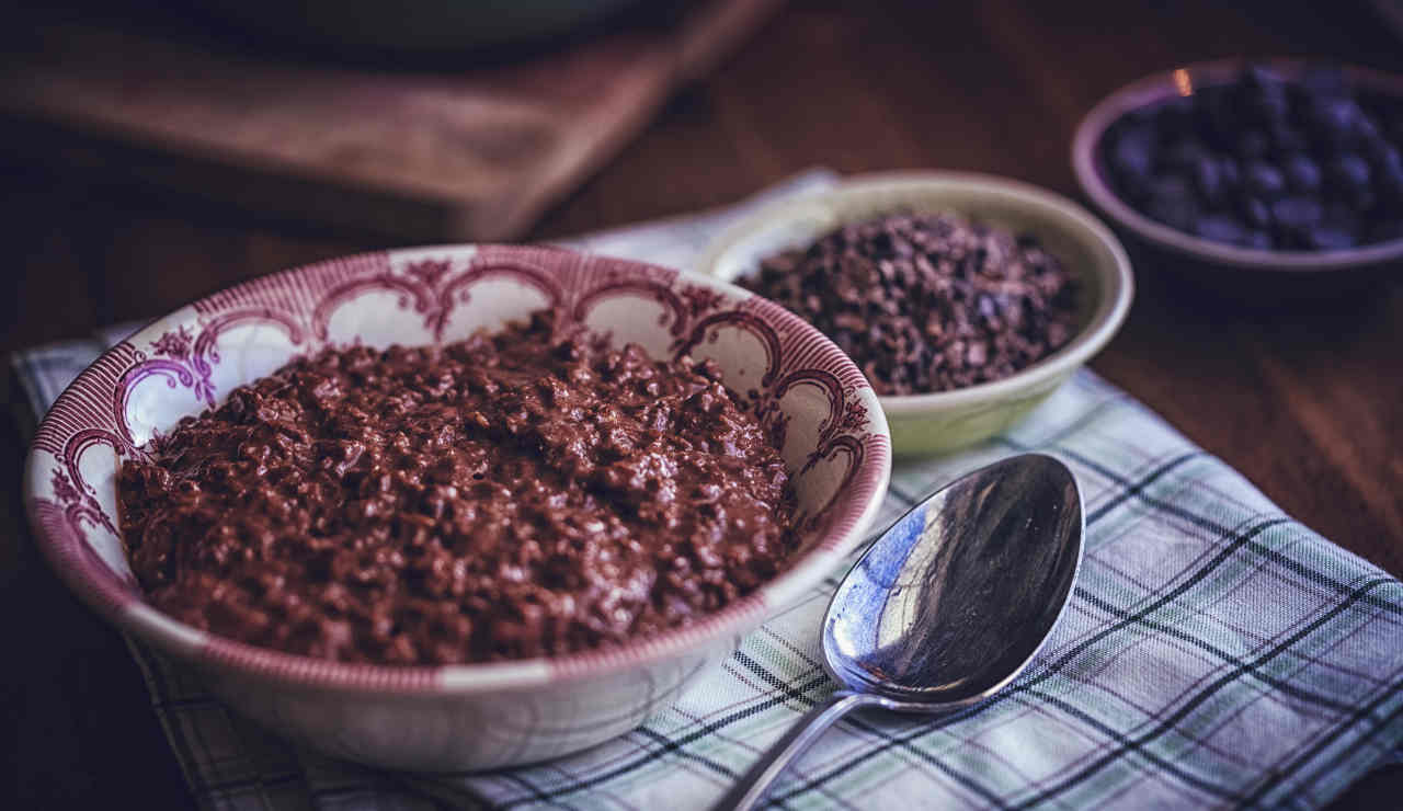 Porridge cioccolato cacao