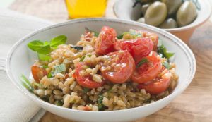 farro perlato verdure