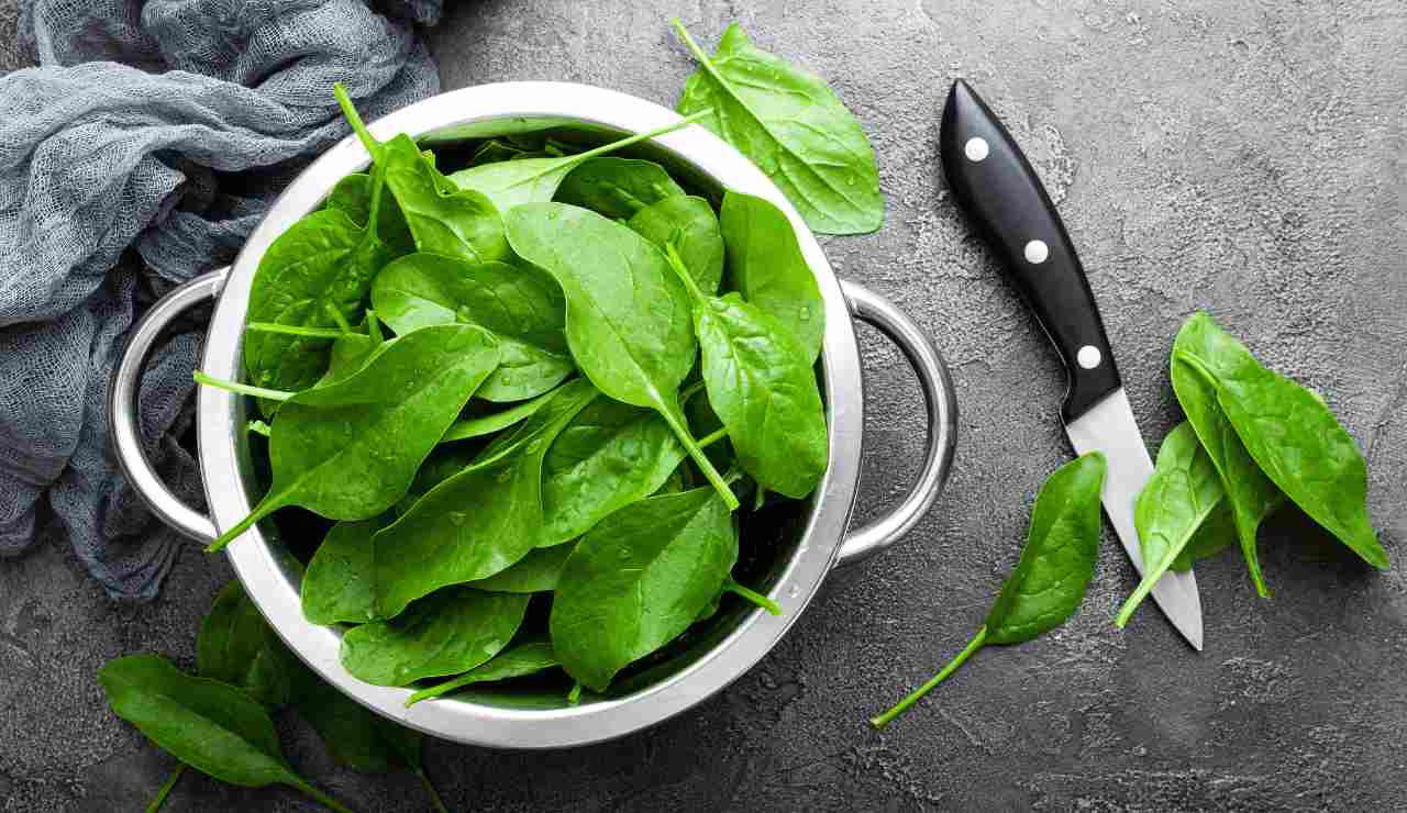 spinaci freschi: come prepararli