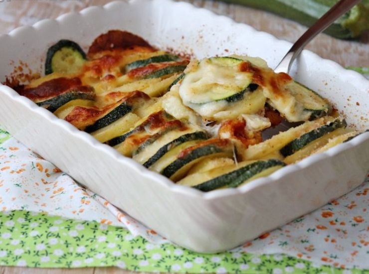 zucchine, patate e mozzarella: ricetta