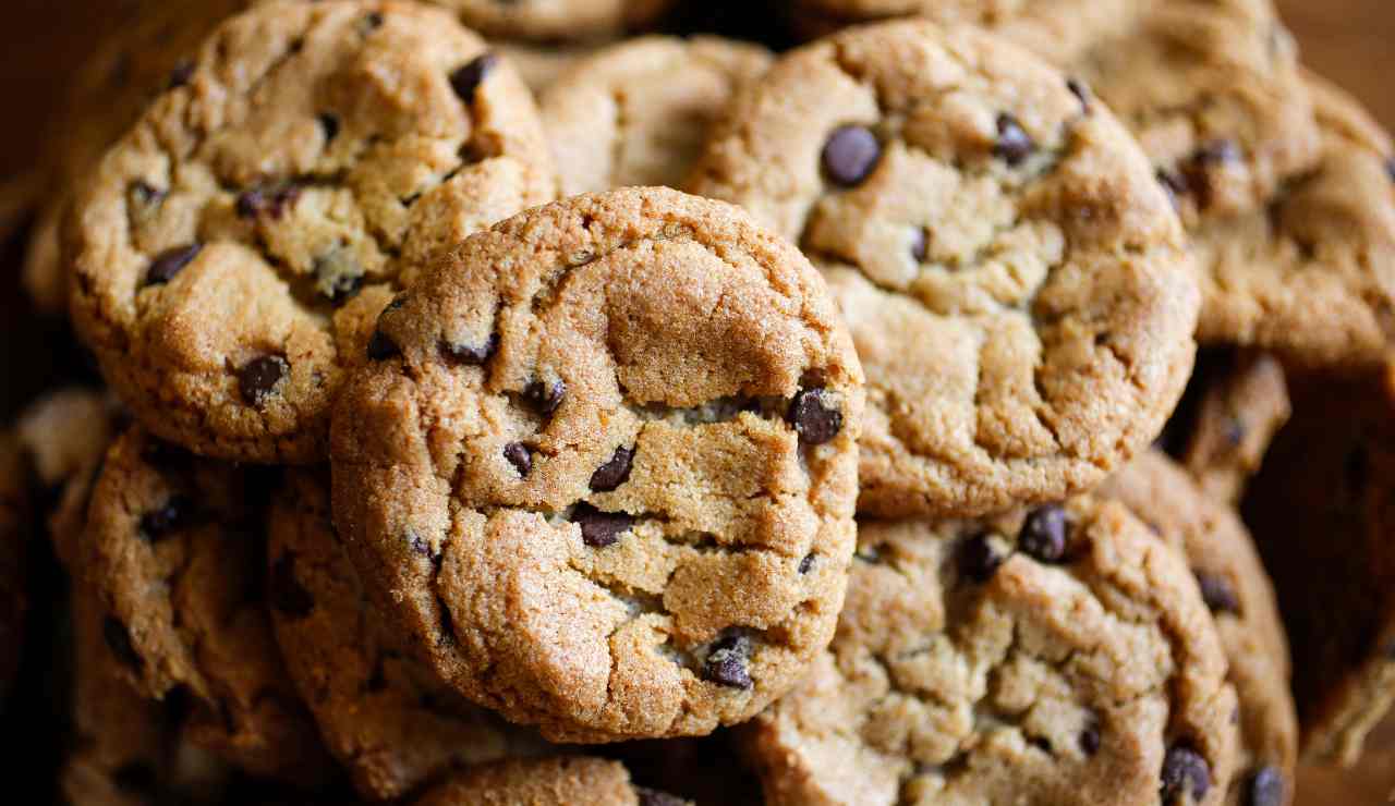 biscotti alle gocce di cioccolato