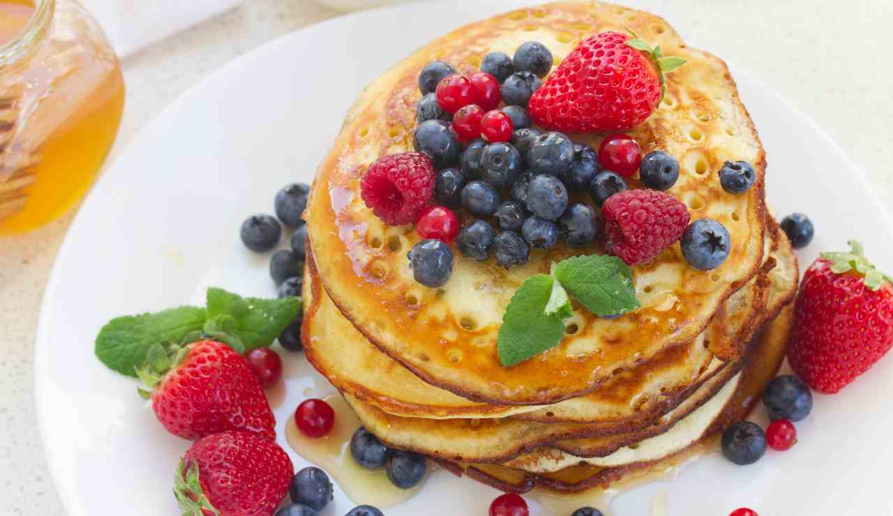 Pancake con la frutta