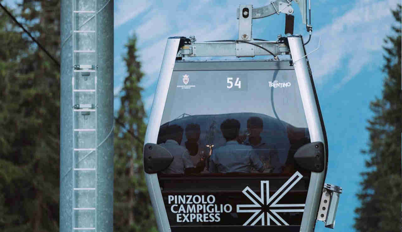 Cena stellata in telecabina Pinzolo Campiglio Express