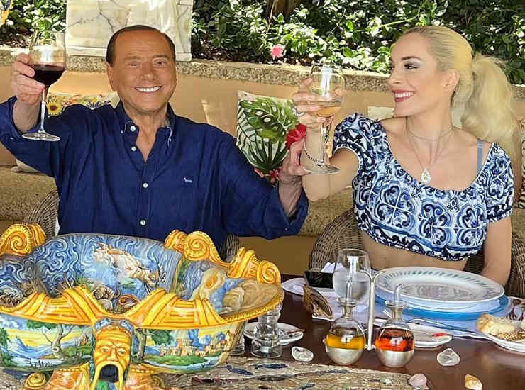 Silvio Berlusconi cena Marta Fascina