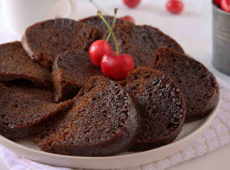 torta al cioccolato all'arancia senza zucchero