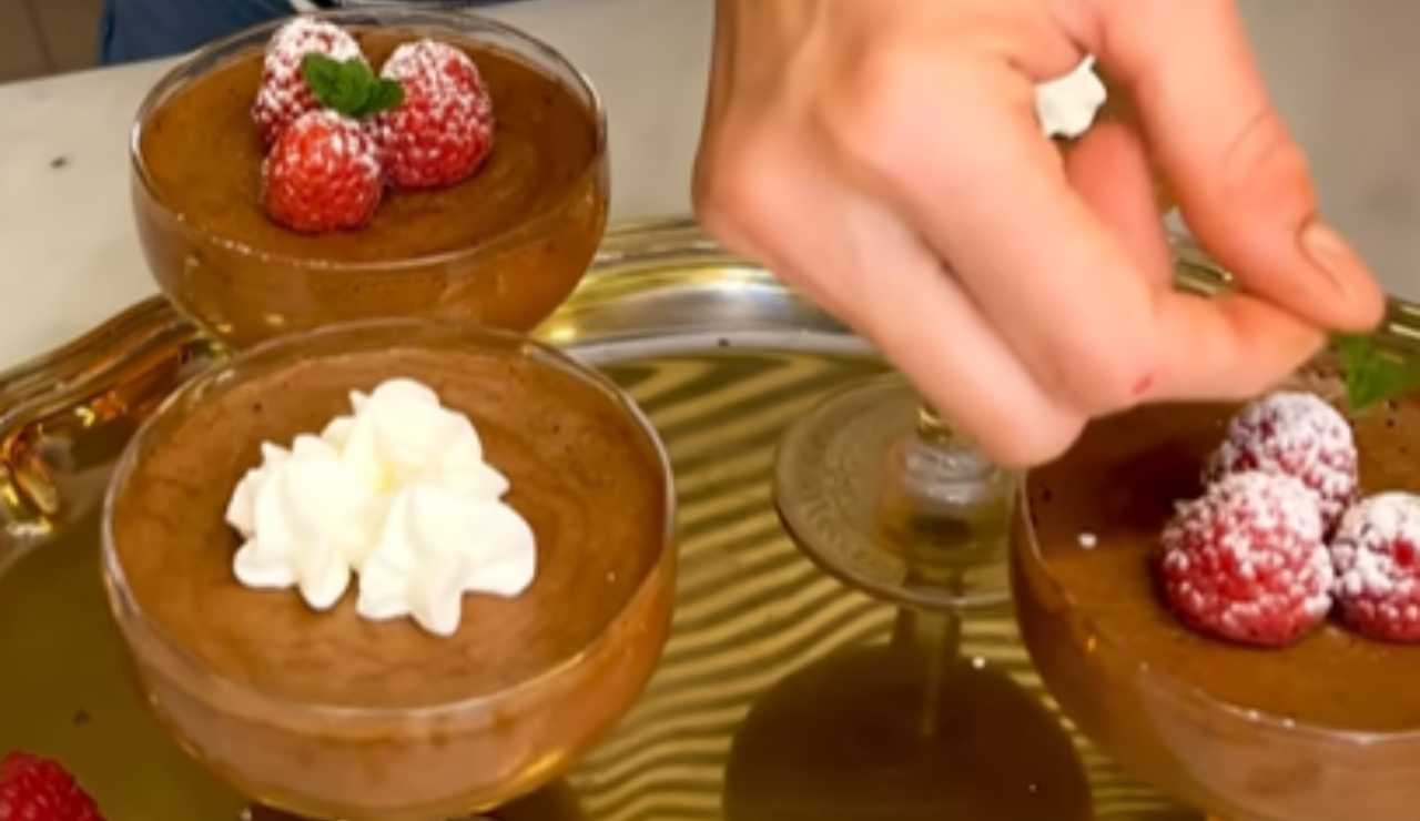 mousse al cioccolato di Benedetta parodi