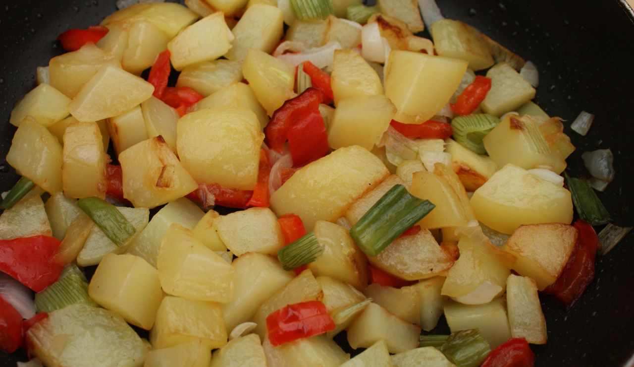 patate e peperoni piccanti