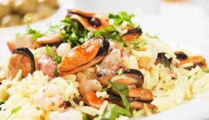 Ricetta del risotto di mare con frutti di mare surgelati