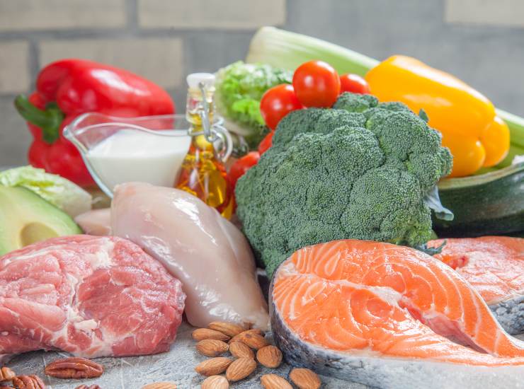 Alimenti proteine dieta grassi fame