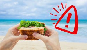 cosa non mangiare inspiaggia