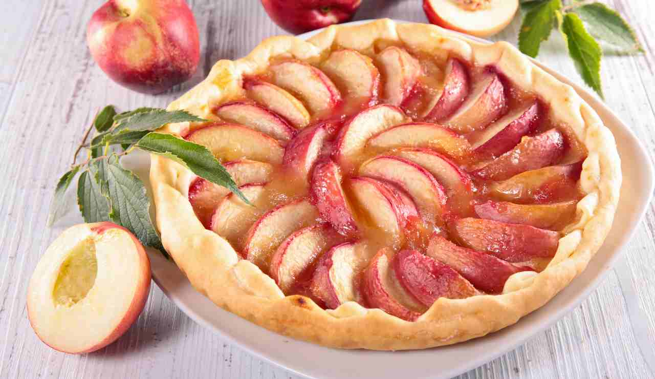 Crostata di pesche