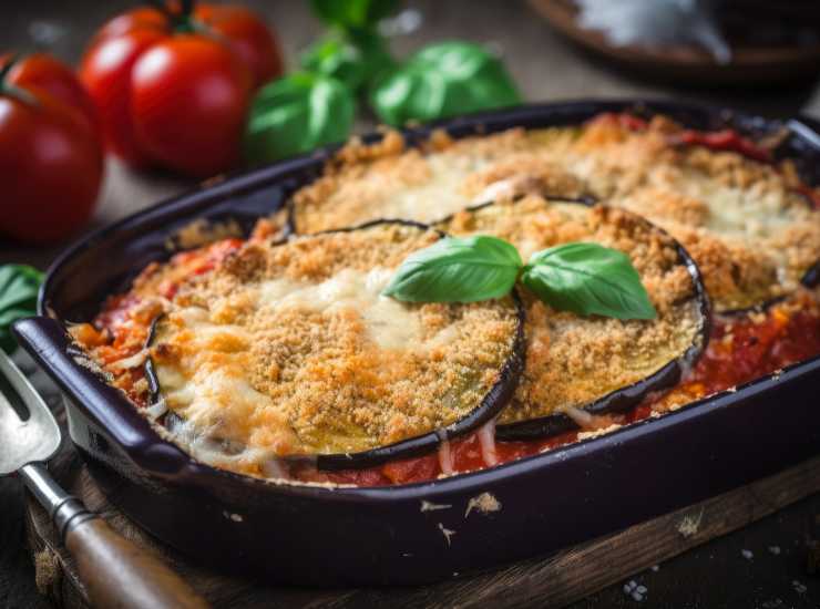 medaglioni di melanzane gratinate - streetfoodnews.it