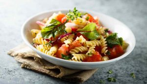 pasta fredda pesto zucchine e mandorle
