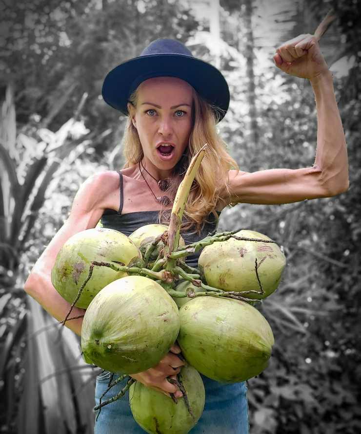Zhanna D'art influencer vegana crudista
