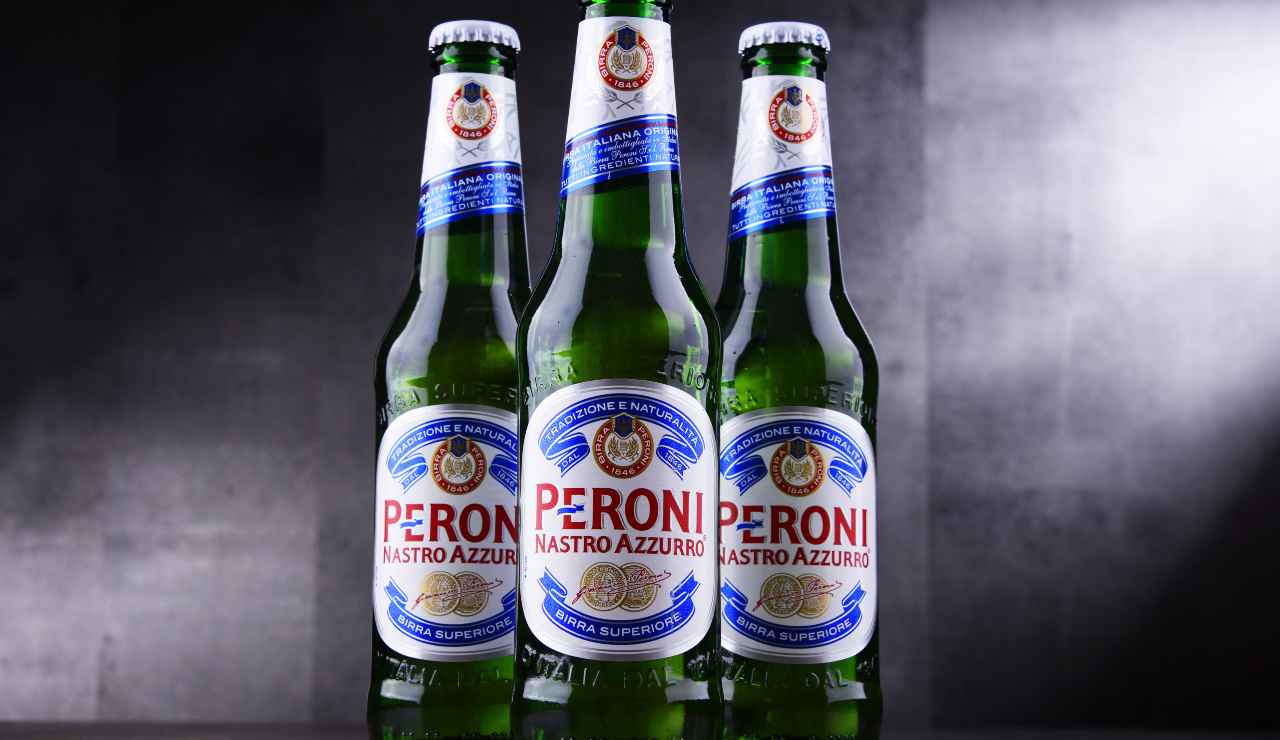 Birra peroni nastro azzurro piccola