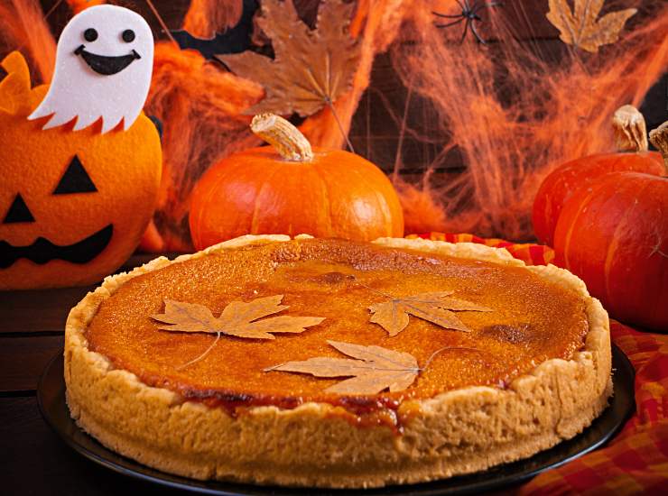 Crostata di zucca halloween