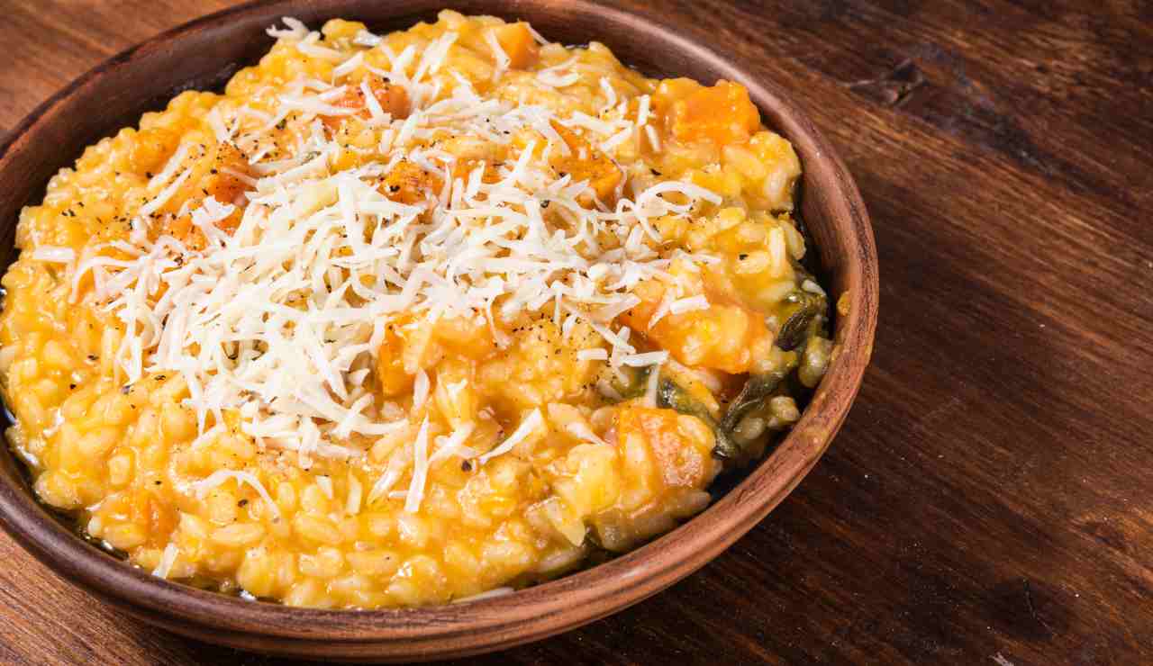 Ricetta risotto zucca e gorgonzola