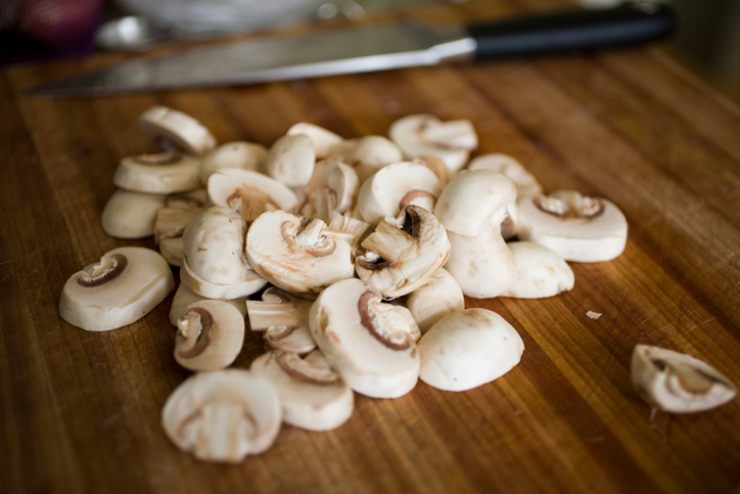 funghi champignon preparazione 