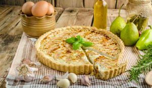 torta salata di pere e fontina ricetta