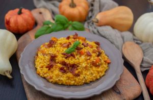 risotto zucca e salsiccia ricetta