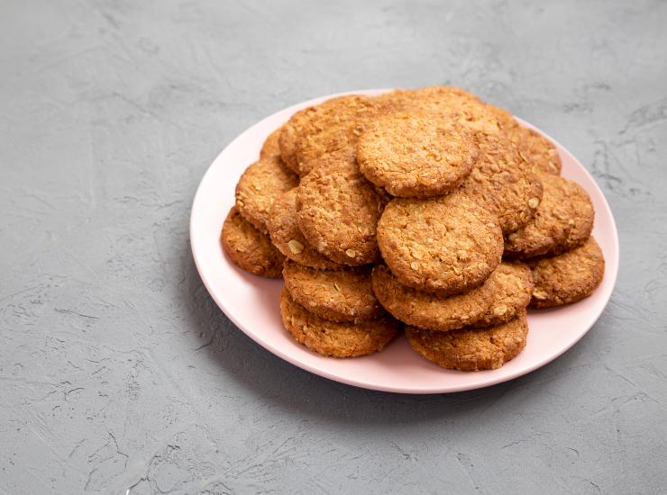 Biscotti di farina di avena integrale