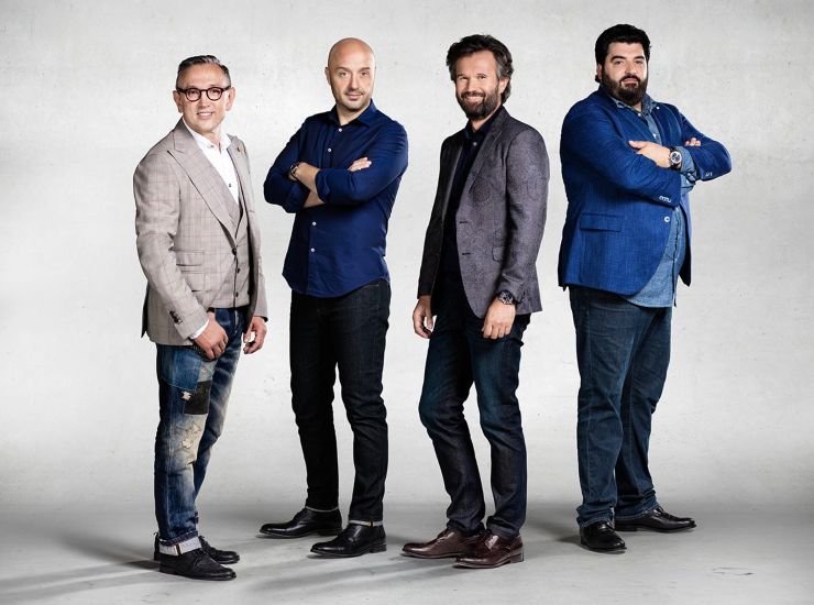 I giudici masterchef Italia Bastianich Cracco Cannavacciuolo Barbieri