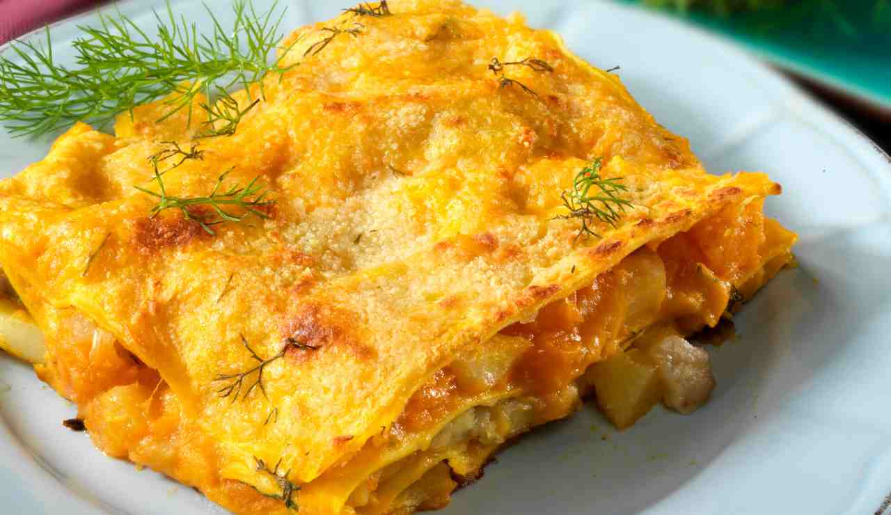 Lasagne ricotta e zucca