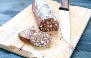 Ricetta di un salame al cioccolato light