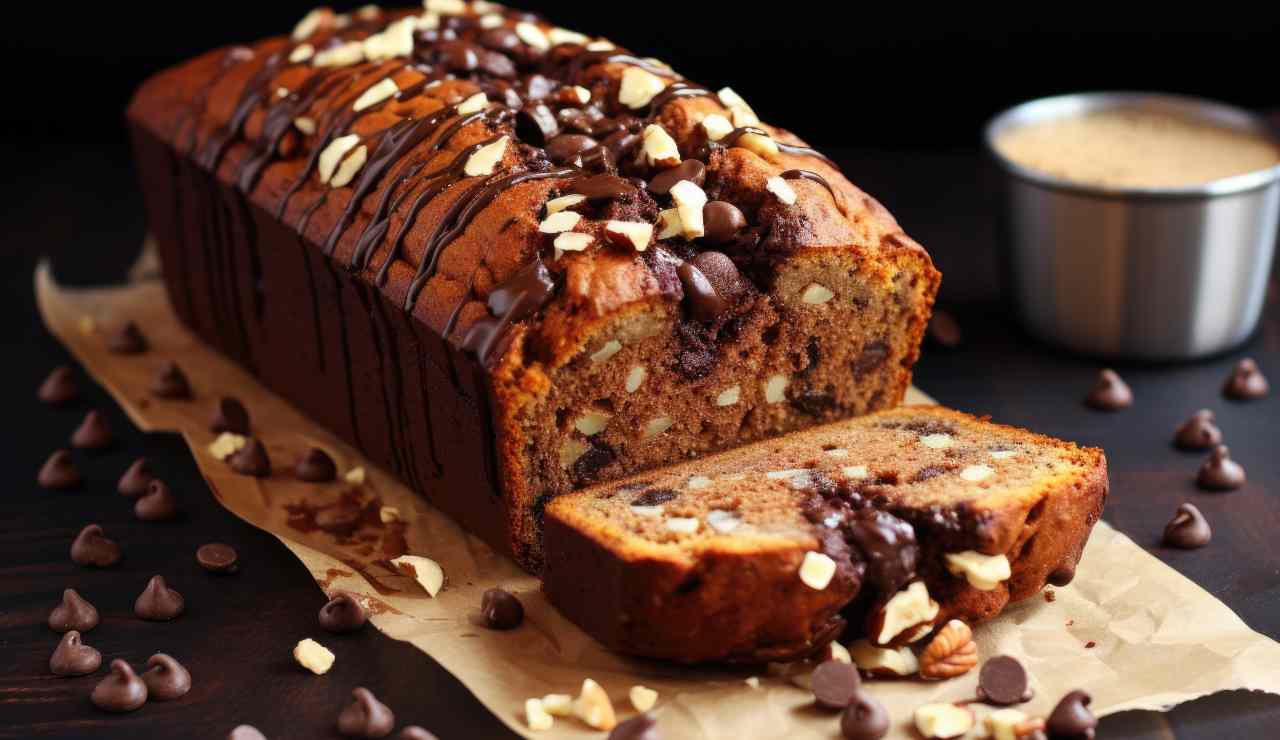 Ricetta banana bread con poco zucchero fit