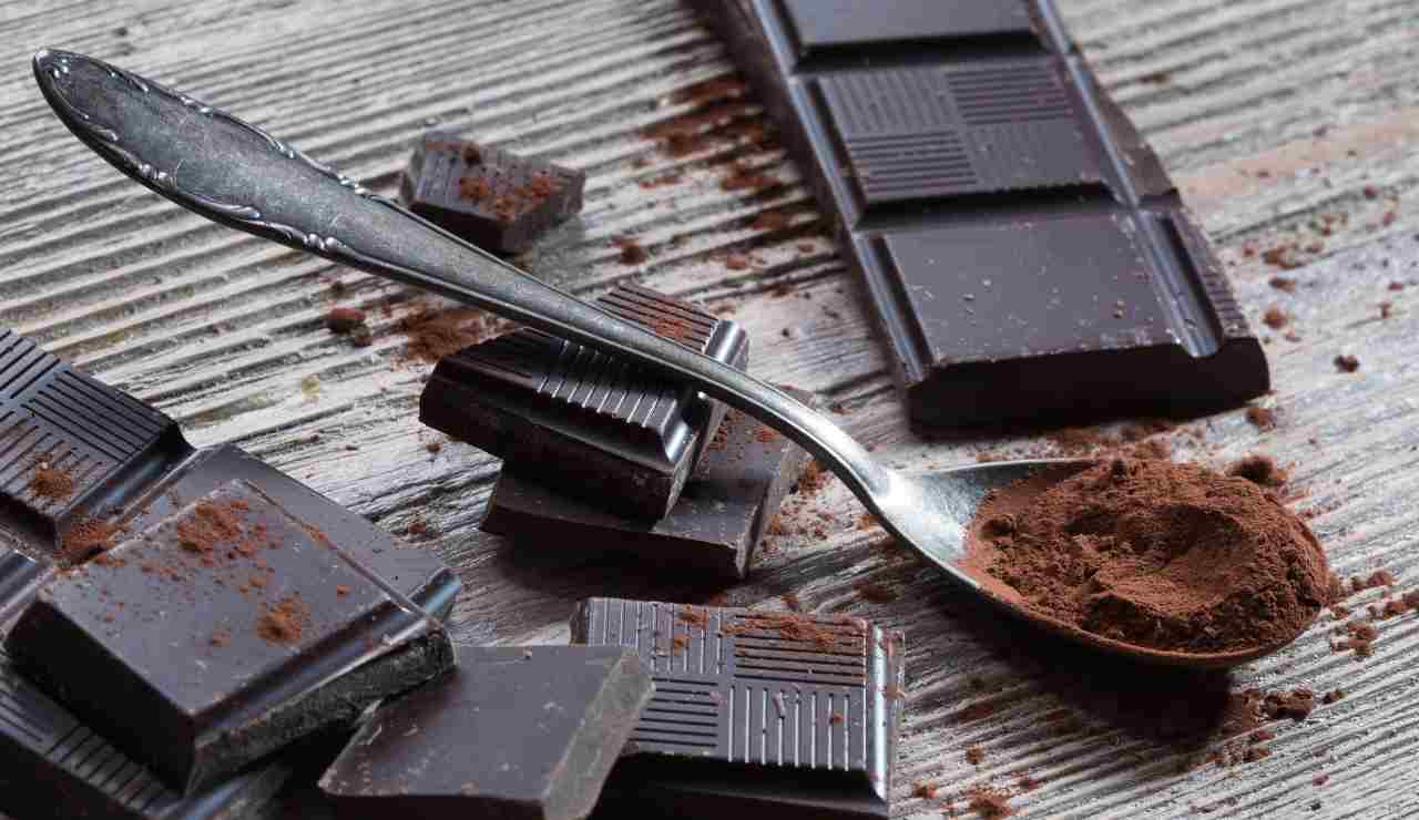 cioccolato fondente proprietà