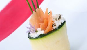 zucchini salmon roll ricetta