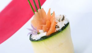 zucchini salmon roll ricetta