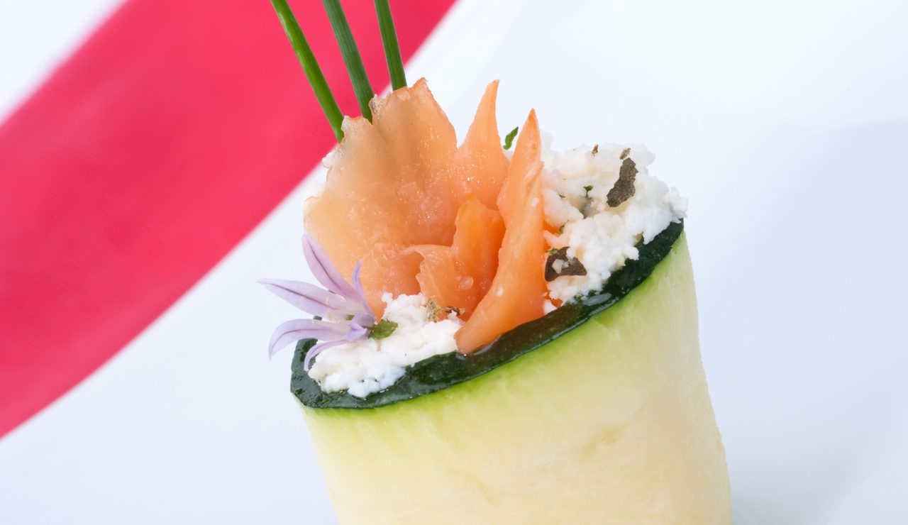 zucchini salmon roll ricetta 