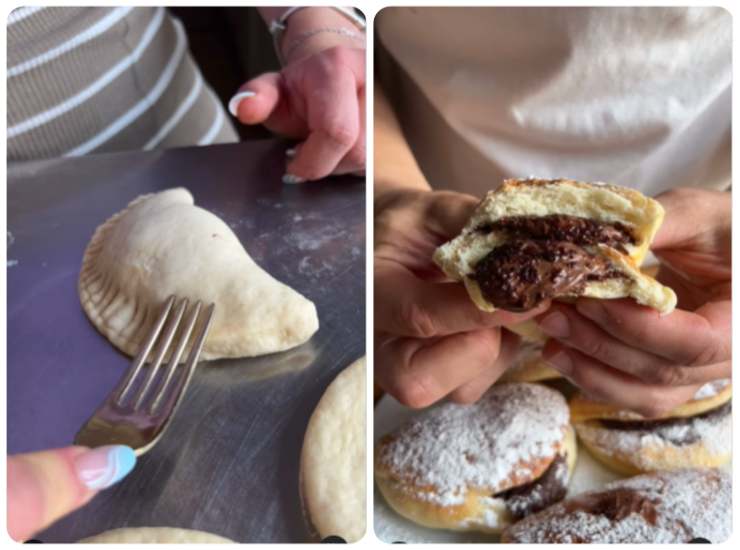 sofficini nutella preparazione