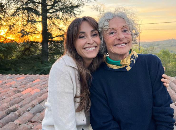 Benedetta Parodi insieme alla madre Laura Casabassa