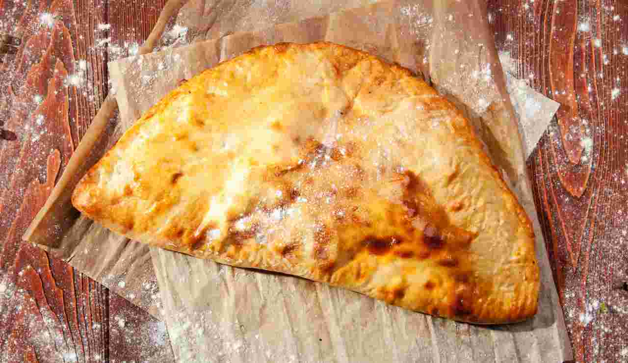 Calzone fatto in casa senza lievitazione 