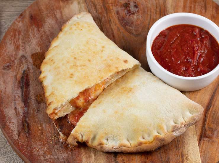 Calzone fatto in casa senza lievitazione 