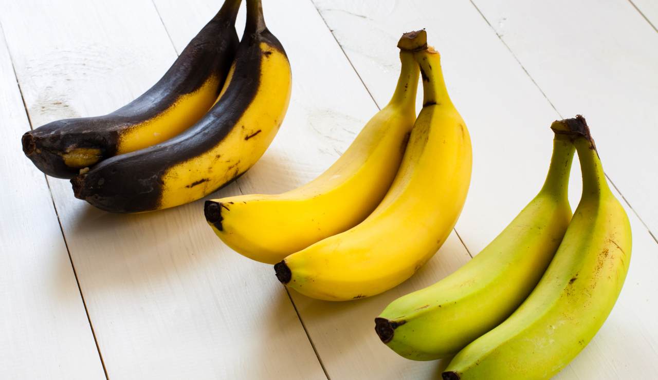 Banane maturazione nere conservare