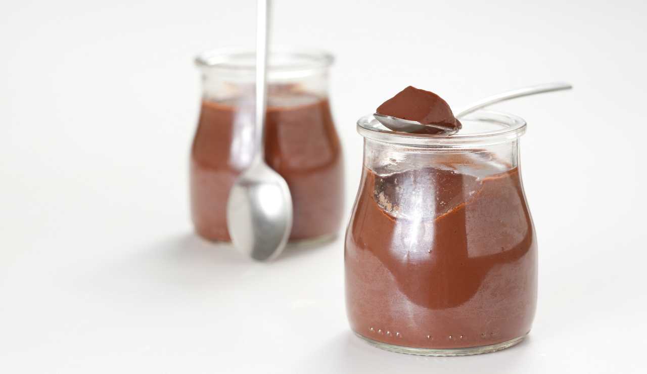 Mousse al cioccolato light