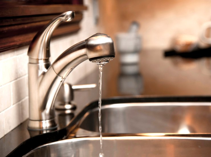 How much does a leaky faucet take?