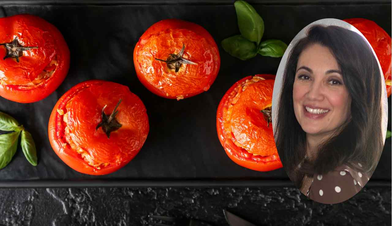 Csaba Dalla Zorza, his recipe for stuffed tomatoes is a real treat for