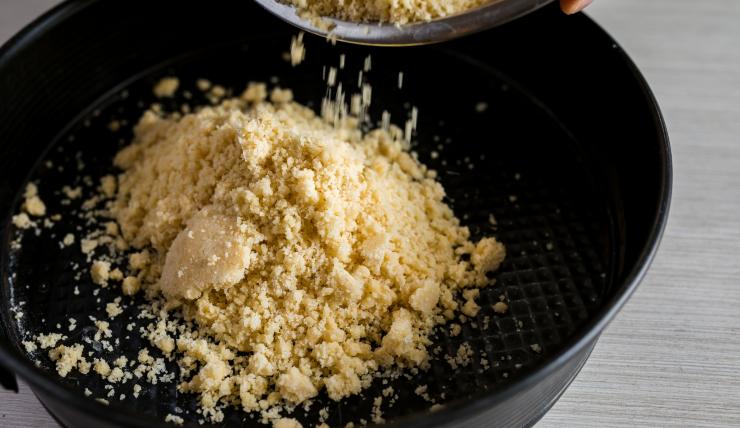 preparazione cheesecake