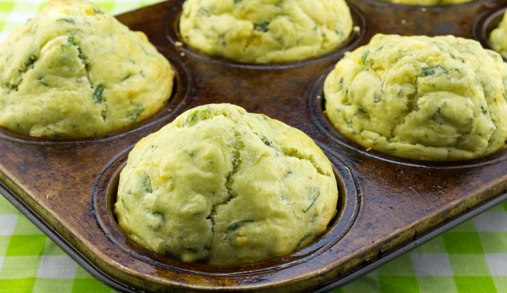 muffin uova e spinaci preparazione 