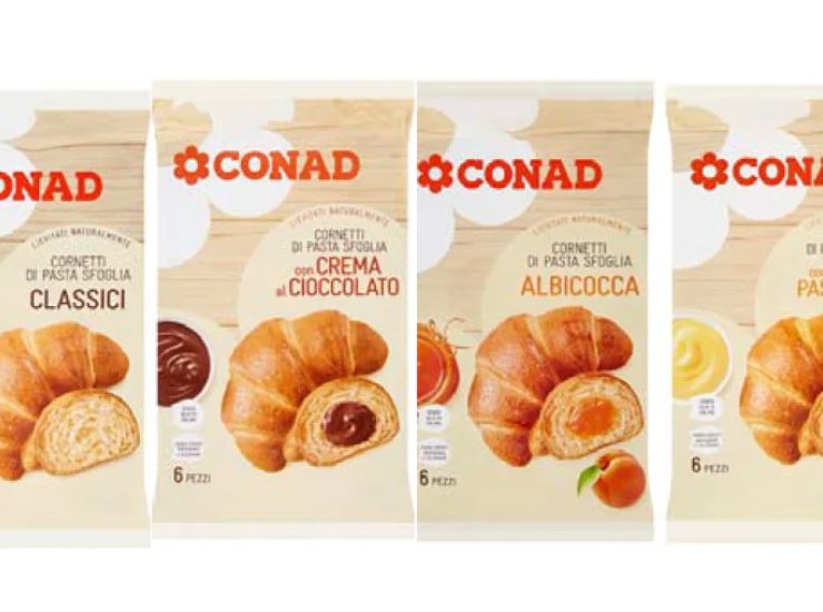 Cornetti Conad richiamati dal mercato albicocca, cioccolato