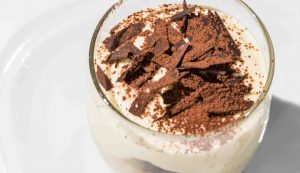 Spuma di ricotta al tiramisù